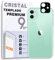 REY Protector de Pantalla 3D para Cámara Trasera de iPhone 11, Negro, Cristal Vidrio Templado Premium, 3D / 4D / 5D