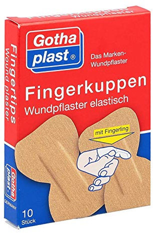 GOTHAPLAST Fingerkuppenwundpfl.ela.2 Gr.m.Fingerl.