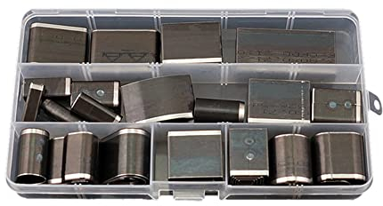 Tiardey 39pcs Juego de herramientas de bricolaje para perforar artesanías de cuero para cortador hueco de forma hecho a mano