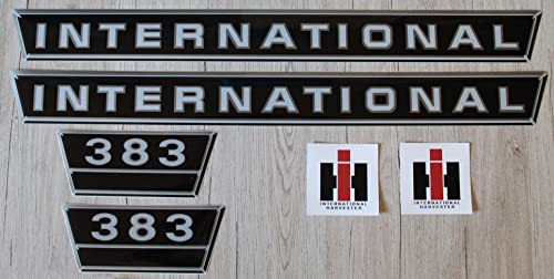 IHC/Mc Cormick Aufkleber international 383 Silber Logo Emblem Sticker Label Set groß