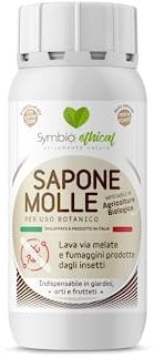 SYMBIOETHICAL - SAPONE MOLLE, Potenziatore Naturale della Difesa delle Piante, Corroborante ad Elevata Concentrazione, per Agricoltura Biologica, Made in Italy, 250 ml