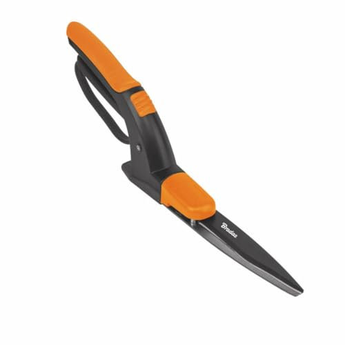 BRADAS - V-SERIES KT-V1320, Forbice taglia erba manuale, tagliaerba con lama ondulata da 13 cm, campo di lavoro 0°-360°, tagliabordi a mano pratico per giardinaggio.
