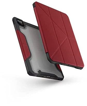 UNIQ Trexa Antimikrobielle Schutzhülle für iPad Pro 11 (2021), Korallenrot
