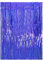 Lametta Vorhänge Glitzer, Drucilla Lamettavorhang Tinsel Glitzervorhang Folienfransen, Metallic Luftschlangen Hintergrund für Partys Foto Geburtstagsdeko Hochzeit -1m x 2m,Blau