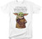 Cotton Soul Star Wars Vader Vertical Text, Unisex T-Shirt, Weiß, Weiß - Mandalorian Grogu Calm, M