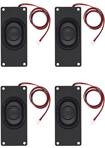 4 STÜCKE Lautsprecher 3 Watt 8 Ohm mit JST-PH2.0-Schnittstelle, kompatibel mit Arduino für elektronische Projekte