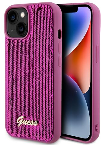 IPHONE 15 GUESS GUHCP15SPSFDGSF HINTEN COVER - MAGENTA