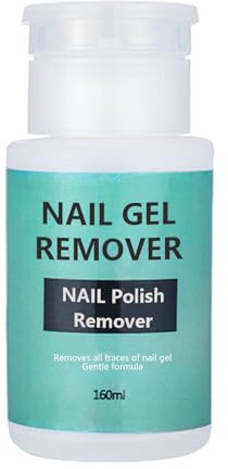 EONFAVE Nail Polish Remover Acetone - Gel Polish Remover 160ml - Nail Polish Remover Cleaner For Manicures And Pedicures For Fast Action Removal Of Nail Polish, Gels, Acrylics