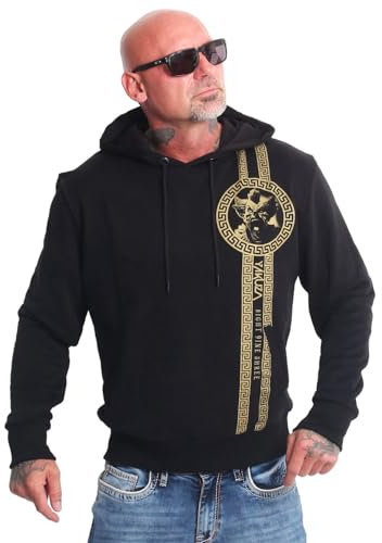 Yakuza Herren VIP Team Kapuzenpullover, Schwarz, 5XL