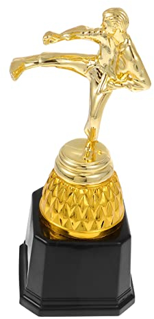 DIKACA 1stk Kindertrophäe Taekwondo-preistrophäe Vergibt Trophäen Taekwondo-medaillen Aus Metall Trophäen Auszeichnungen Karate-auszeichnungen Gewinner Pokale Plastik Geschenk Sport