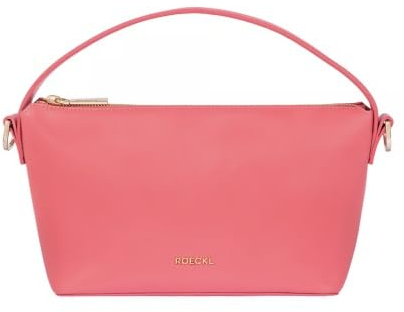 Roeckl Gaia Small Schultertasche, Umhängetasche, Flamingo, Rot