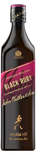 Johnnie Walker Black Ruby, Blended Scotch Whisky, fruchtig, 40% vol, perfekt für Cocktails, 700 ml Einzelflasche