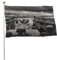 Photo du drapeau de débarquement de Normandie Drapeau de jardin pour l'extérieur Drapeau de jardin Drapeau de bienvenue Drapeau de jardin saisonnier Drapeau de maison Drapeau extérieur 61 x 88,9 cm