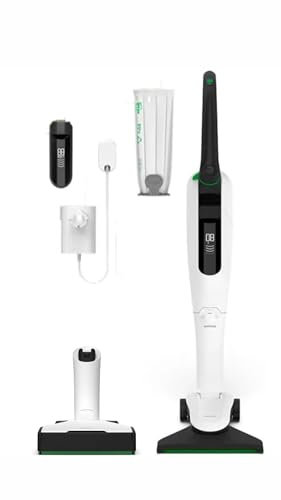 Folletto VK7 Aspirapolvere Senza Filo, Set con Spazzola HD7 ed EB7, 2 Batterie, 2 Caricabatterie, 6 Sacchetti