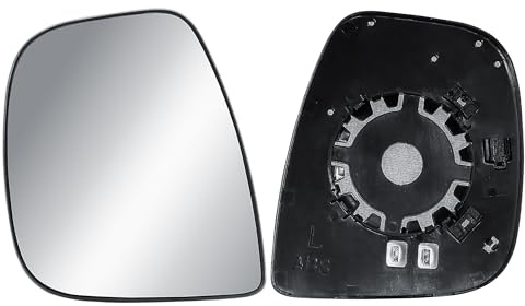 Ersatz Links Fahrerseite Außenspiegel Glas Beheizt mit Rückplatte Spiegelglas für Citroen Jumpy Berlingo Peugeot Expert Partner Opel Vivaro Combo Fiat Scudo Doblo 2016-2025