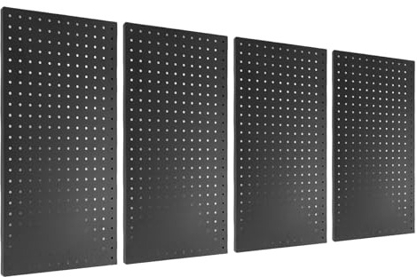 Jiawu Metall -Pegboard -Paneelen, Stahlköpfchen -Brett -Wand Organizer, Hochleistungswerkzeugspeicher Pegboard für Workbench, Garage, Büro, Küche, Bastelraum