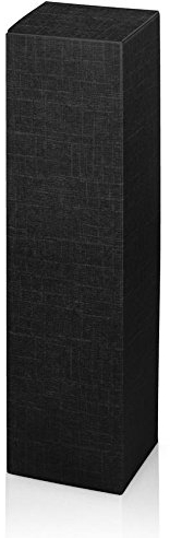 10 Stück Weinkarton, Weinverpackung, Flaschenkarton - Fineline schwarz Faltschachtel für eine Flasche Wein/Sekt (schwarz)