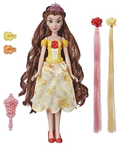 Hasbro Disney Prinzessinnen Prinzessin Stylingspaß Belle, Modepuppe für Kinder ab 3 Jahren E6677