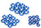 Rondella Svasata M5 Anodizzate A Testa Svasata 10PCS Rondelle Concave Guarnizione Per Vite Cilindrica Conica In Lega Di Alluminio Blu