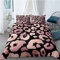 Double Duvet Set Rose Gold Black Bedding Microfiber Duvet Cover Sets Dust Mite Resistant Duvet Set Washable Bedding Set,1 Duvet Cover with Zipper Closure and pillow cases 2 pack 50x75cm