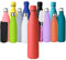 GeeRic Stainless Steel Water Bottle 1 Litre, Double-Walled Vacuum Insulated Metal Water Bottle 12 Hours Hot & 24 Hours Cold Drinks Cycling Bottles for Outdoor Sports Hiking Running 1000ml Red