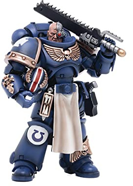Bloomage JoyToy Tech - Joytoy Warhammer 40,000 - Ultramarines Primaris Lieutenant Horatius 1/18 Action Figure (Net)
