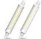 Luxvista 15W R7S 118mm LED-Glühbirne, Äquivalent zu 150W R7S Halogenlampe, Kaltweiß 6000K superhell 300° Abstrahlwinkel, nicht dimmbare Doppelseitige lineare Glühbirne (2 Stück)