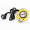 Wasserpumpendruckschalter, Universal Druckwächter Pumpe 1/2 1/4 Pumpensteuerung Druckschalter 0~10 bar Für Hauswasserwerk Pumpe Einstellbar 220V (Gelb 1/2)