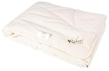 Rabens' organic Alpaka Bettdecke 100% Alpakawolle, Sommer 135x200cm - Bio Made in Germany