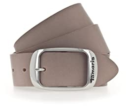 Tamaris Gürtel Leder, Grau Taupe, 95, TB0002L01