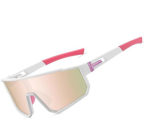 ZISTRFLO Polarisierte Sport-Sonnenbrille für Männer Frauen Jugend Kinder, UV400 Sport Sonnenbrille für Radfahren Baseball Angeln Outdoor,B05