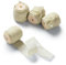 CHUQING Schleifenband Hochzeit 2,5 cm Chiffonband Geschenkband Breit Stoffband Beige Creme Dekoband Stoffband für Geschenk, Basteln, Nähprojekte, Haarschleifen, Brautstrauß
