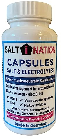 SALTINATION 100 Salz- und Elektrolytkapseln mit Natrium und Kalium zur bilanzierten Diät