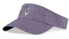 Callaway Golf Women's Liquid Metal Visor Collection Headwear (Violet Haze/Silver)
