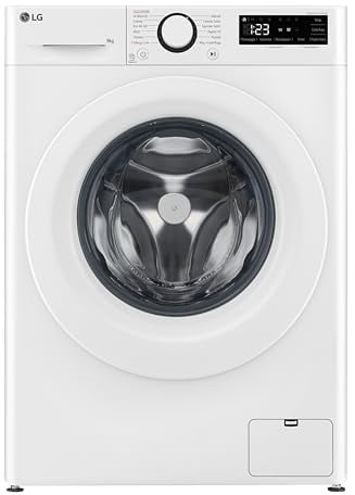 LG AI DD F4R3009NSWW Lavatrice a Carica Frontale 9kg Serie R3, Classe A-10%, 1400 Giri, AIWash, Lavaggio a Vapore, Motore Direct Drive, Cestello a Bolle, Smart Diagnosis, Libera Installazione, Bianca