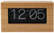 Topiky Retro Digital Flip Down Tischuhr, Auto Schreibtisch Uhr, Großes Digitaldisplay, Batteriebetrieben, Dekoration für Zuhause, Büro, Schule, Hotel, Café