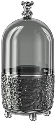 Soporte for brochas de maquillaje con tapa, organizador de maquillaje giratorio 360, vaso for brochas de maquillaje con 6 ranuras, organizador de brochas de maquillaje impermeable, for tocador, almace