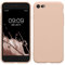 kwmobile Handyhülle kompatibel mit Apple iPhone SE (2022) / iPhone SE (2020) / iPhone 8 / iPhone 7 Hülle - Handy Case aus weichem Silikon in Coconut Swirl