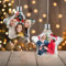 Personalisierte Weihnachtskugeln mit Foto Weihnachtskugel Christbaumkugel Personalisiert Doppelseitiger Foto Weihnachtsbaum Anhänger Fotogeschenk für Familie, Freunde, Haustiere, Kinder