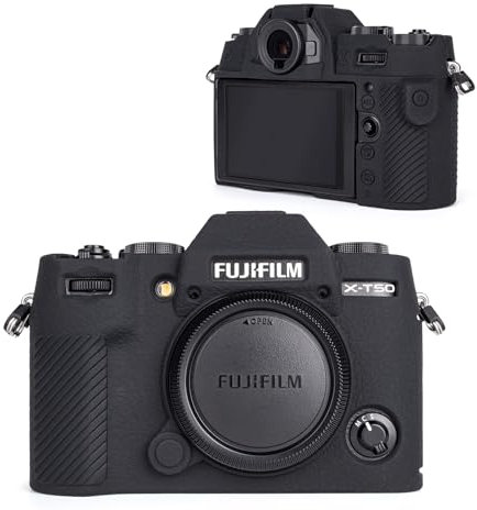 MUZIRI KINOKOO Silikon-Schutzhülle, kompatibel mit Fujifilm X-T50 XT50 Digitalkamera, weiches Gummi, Fuji XT50 X-T50, Schutzhülle mit mattierter Oberfläche, verbesserte Griffigkeit für die Kamera