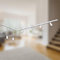 BRILONER - Schienensystem Rail Komplettset, 4x GU10 Spots schwenkbar, 2x GU10 Pendel, L-Form, Lichtschienensystem Decke, Strahler Schiene, Deckenlampe, Deckenleuchte, Spotlight, 2,25m, Weiß