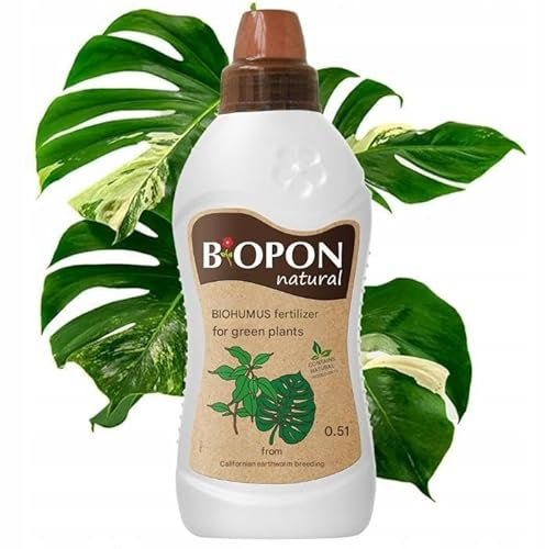 BIOHUMUS Organic Plant Fertilizer, 0.5L, Natural Plant Food for Green Plants