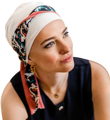 CAREBELL Onkologisches Tuch für Chemotherapie, Schutz bei Alopezie, Modell Smooth, Orsay-Design, atmungsaktiv, weich und bequem, handgefertigt in Spanien.