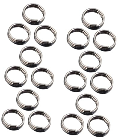 Metall Flugringe für Dartschäfte 100 Stück aus Zinklegierung Silber