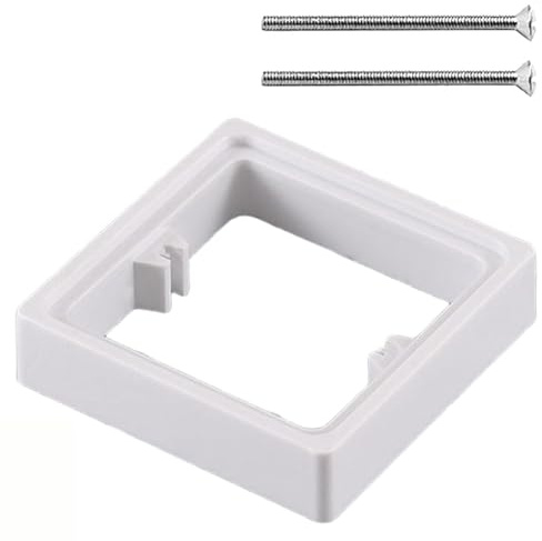 Single Socket Spacer for Electrical Installations, Switches Accessory for Increased Installation Space & Compatibility, Ideal for DIY & Home Renovation Projects (White, 1Pcs)