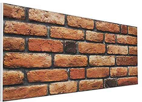 3D Brick Effect Decorative Wall Panels Ceiling Tiles CLADDING POLYSTYRENE Panel Tile 50x100cm (ST185)