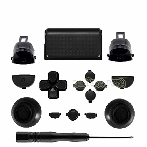 Boutons de déclenchement L2 R2 L1 R1 Dpad et outil pour manette PS4 Pro JDM-040 pour Playstation Dualshock 4 PS4 Pro JDS 040 (Noir)