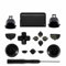 Boutons de déclenchement L2 R2 L1 R1 Dpad et outil pour manette PS4 Pro JDM-040 pour Playstation Dualshock 4 PS4 Pro JDS 040 (Noir)