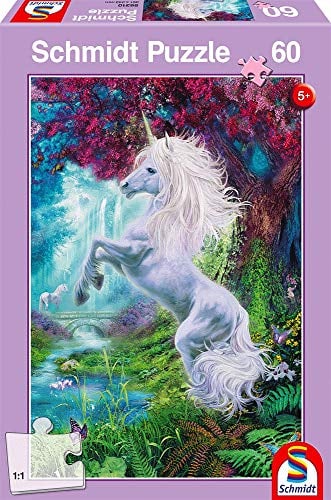 Einhorn im verzauberten Garten (Kinderpuzzle)