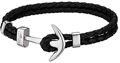 Lotus Style Herren Armband Anker LS1832-2/1 Leder Schmuck schwarz D4JLS1832-2-1 Armband